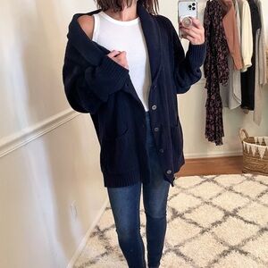 Eleventy Chunky Knit Cardigan Sweater XXL